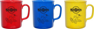 beaver plastic mug